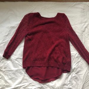Maroon Sweater/shirt